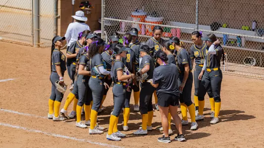 Softball Team Huddle