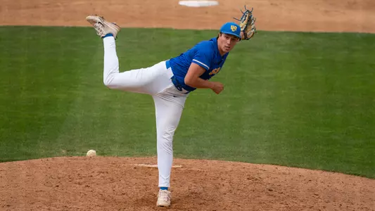 Brent Godina on the mound