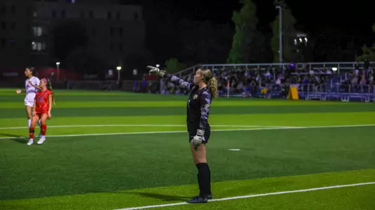 Christina Sidoti in goal