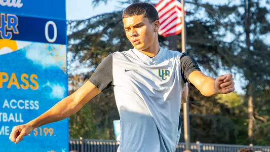 Juan Antonio Miranda warming up at UCLA