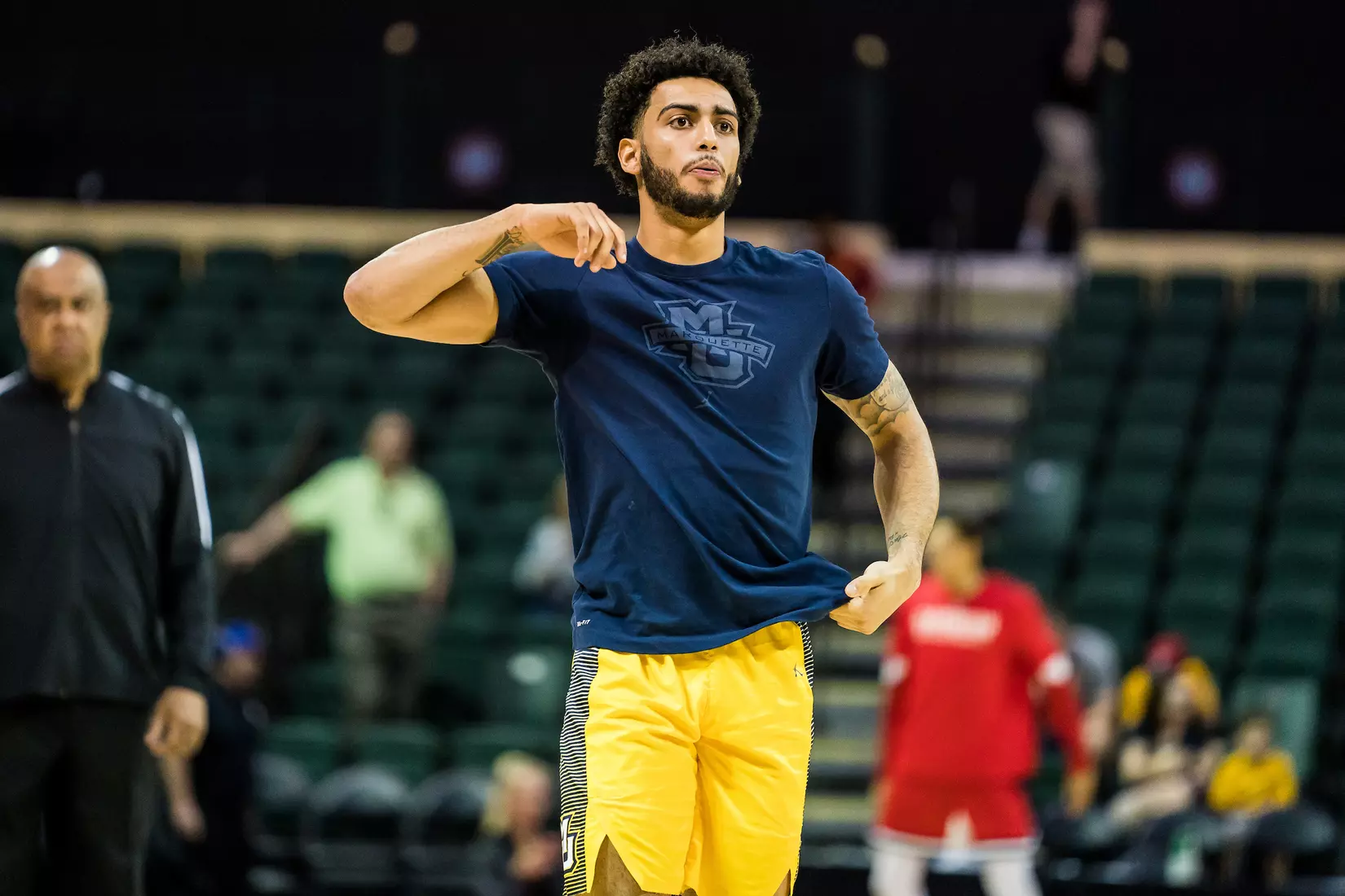 Marquette Golden Eagles during a basketball game against the Davidson Wildcats on Thursday, November 28, 2019 at the Orlando Invitational at the ESPN Wide World of Sports in Orlando, FL.