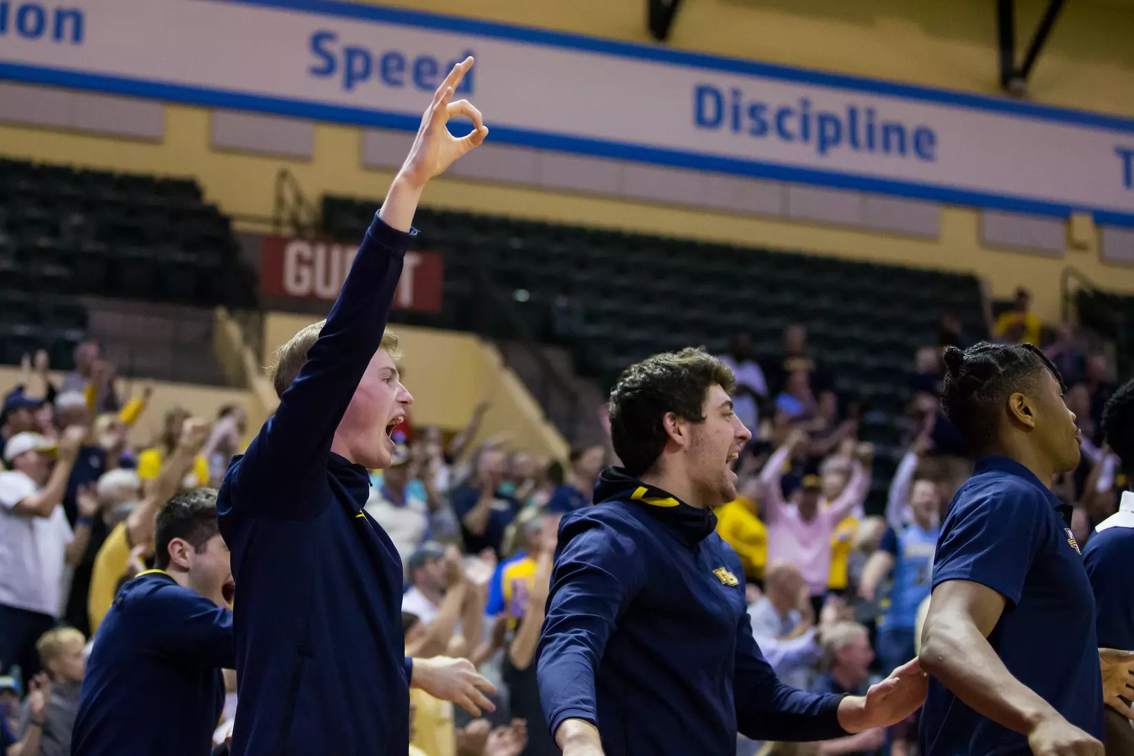 Marquette Golden Eagles during a basketball game against the Davidson Wildcats on Thursday, November 28, 2019 at the Orlando Invitational at the ESPN Wide World of Sports in Orlando, FL.