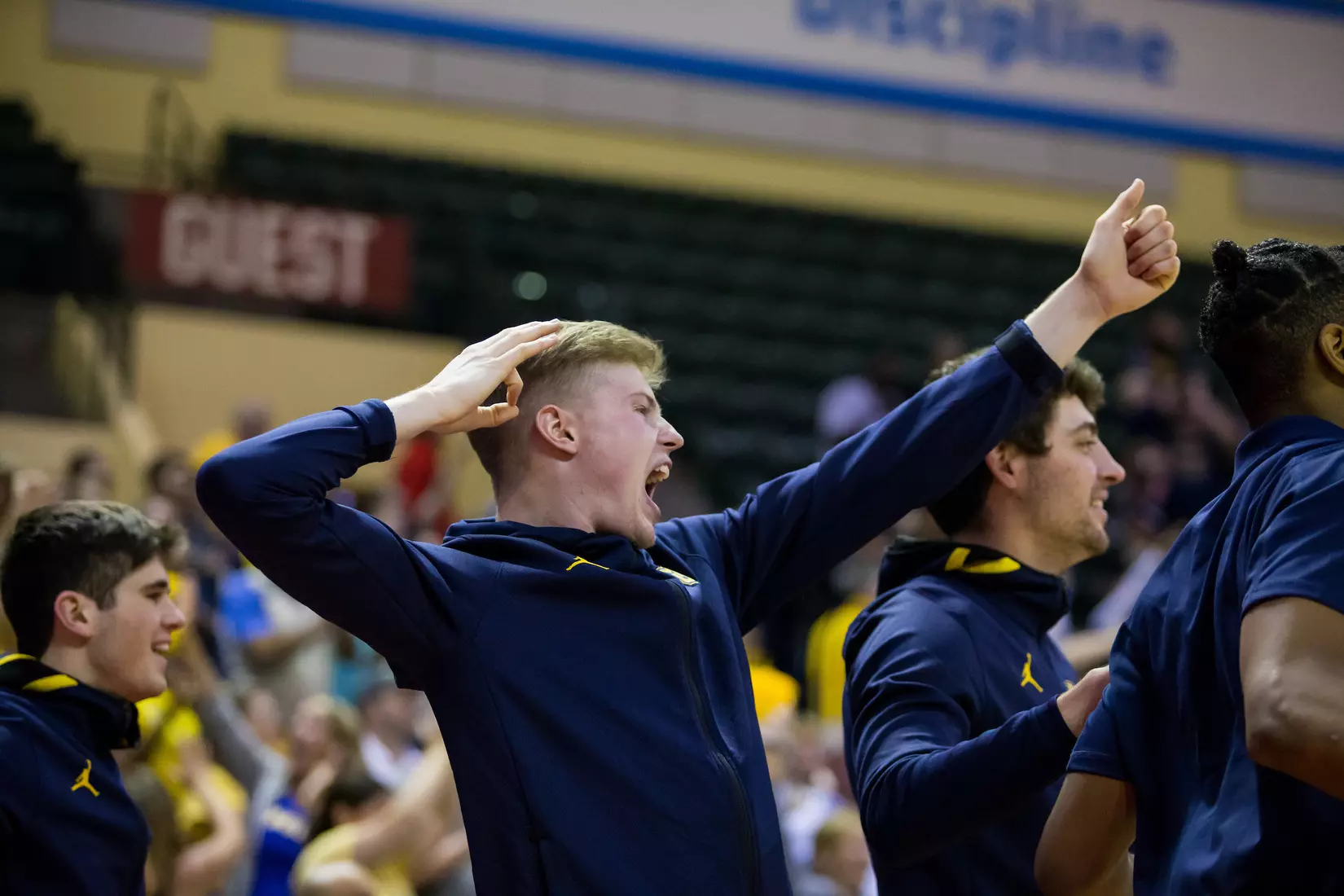 Marquette Golden Eagles during a basketball game against the Davidson Wildcats on Thursday, November 28, 2019 at the Orlando Invitational at the ESPN Wide World of Sports in Orlando, FL.
