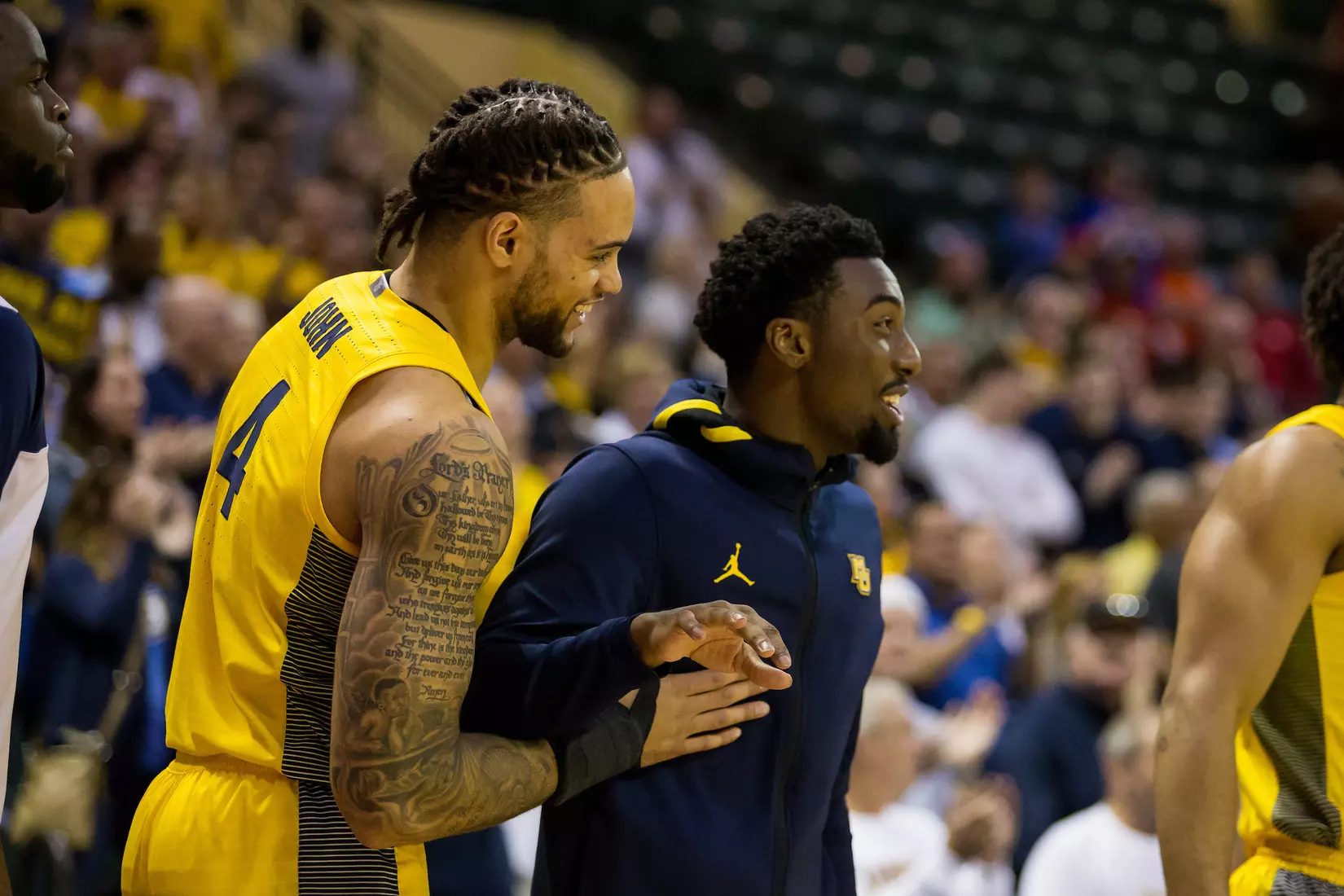 Marquette Golden Eagles during a basketball game against the Davidson Wildcats on Thursday, November 28, 2019 at the Orlando Invitational at the ESPN Wide World of Sports in Orlando, FL.