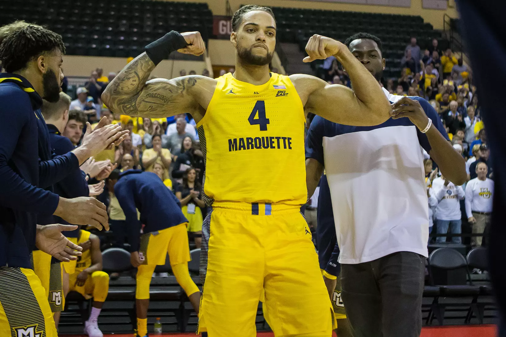 Marquette Golden Eagles during a basketball game against the Davidson Wildcats on Thursday, November 28, 2019 at the Orlando Invitational at the ESPN Wide World of Sports in Orlando, FL.