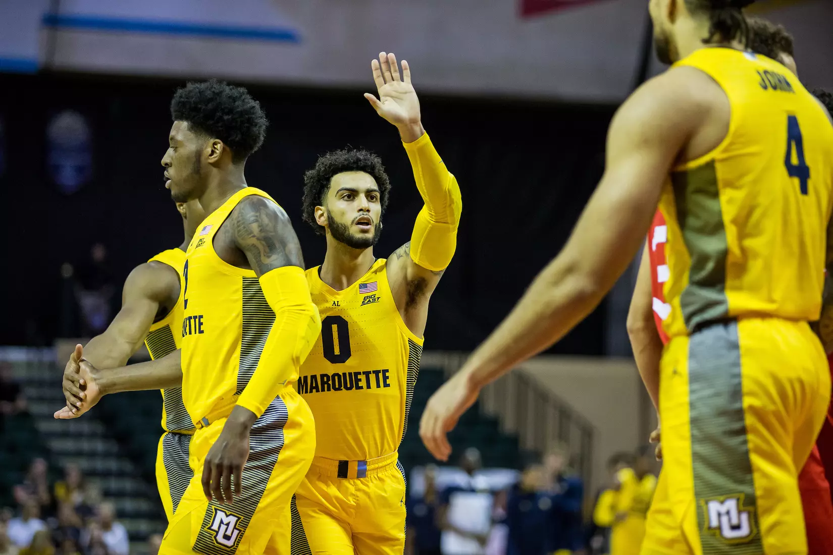 Marquette Golden Eagles during a basketball game against the Davidson Wildcats on Thursday, November 28, 2019 at the Orlando Invitational at the ESPN Wide World of Sports in Orlando, FL.