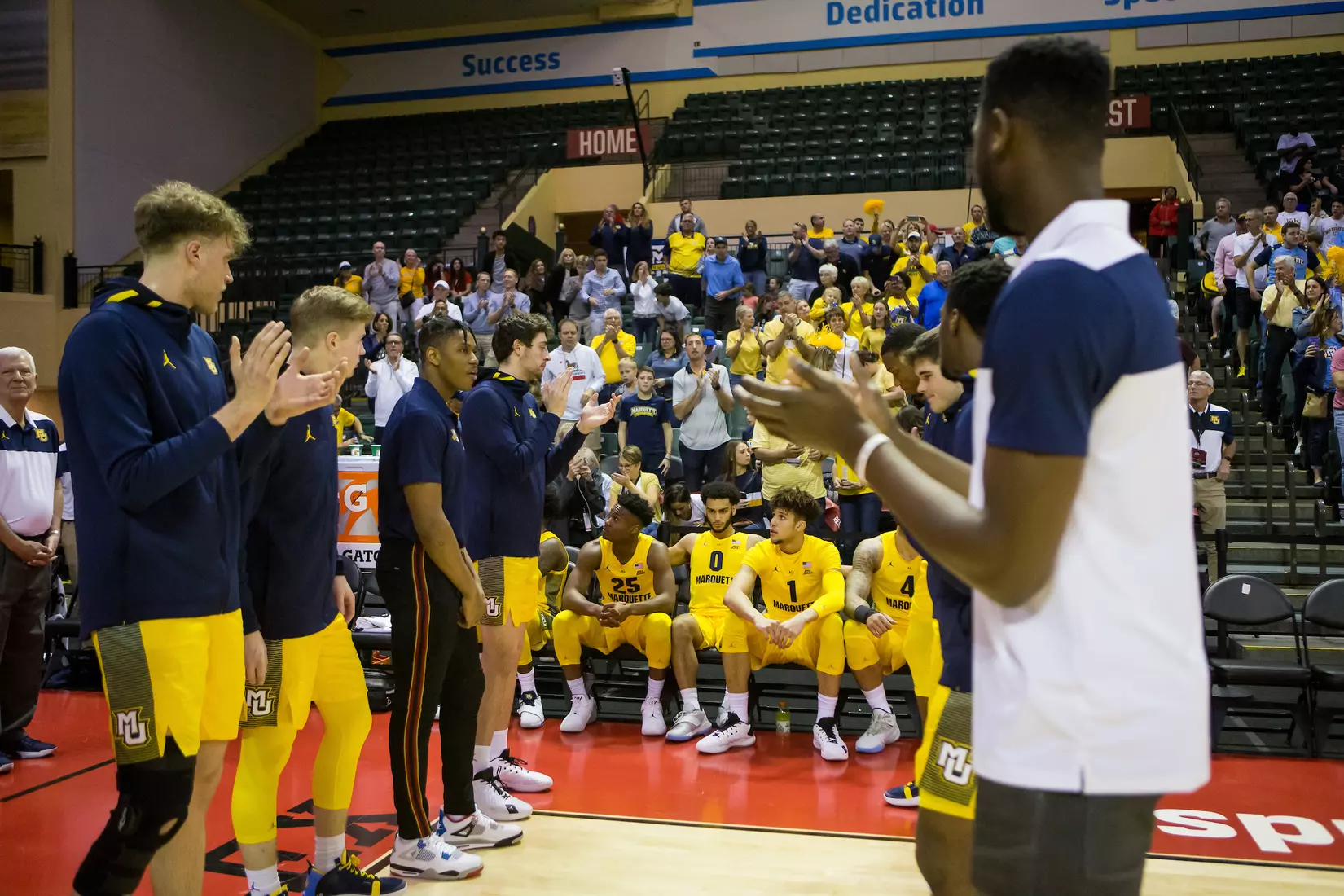 Marquette Golden Eagles during a basketball game against the Davidson Wildcats on Thursday, November 28, 2019 at the Orlando Invitational at the ESPN Wide World of Sports in Orlando, FL.