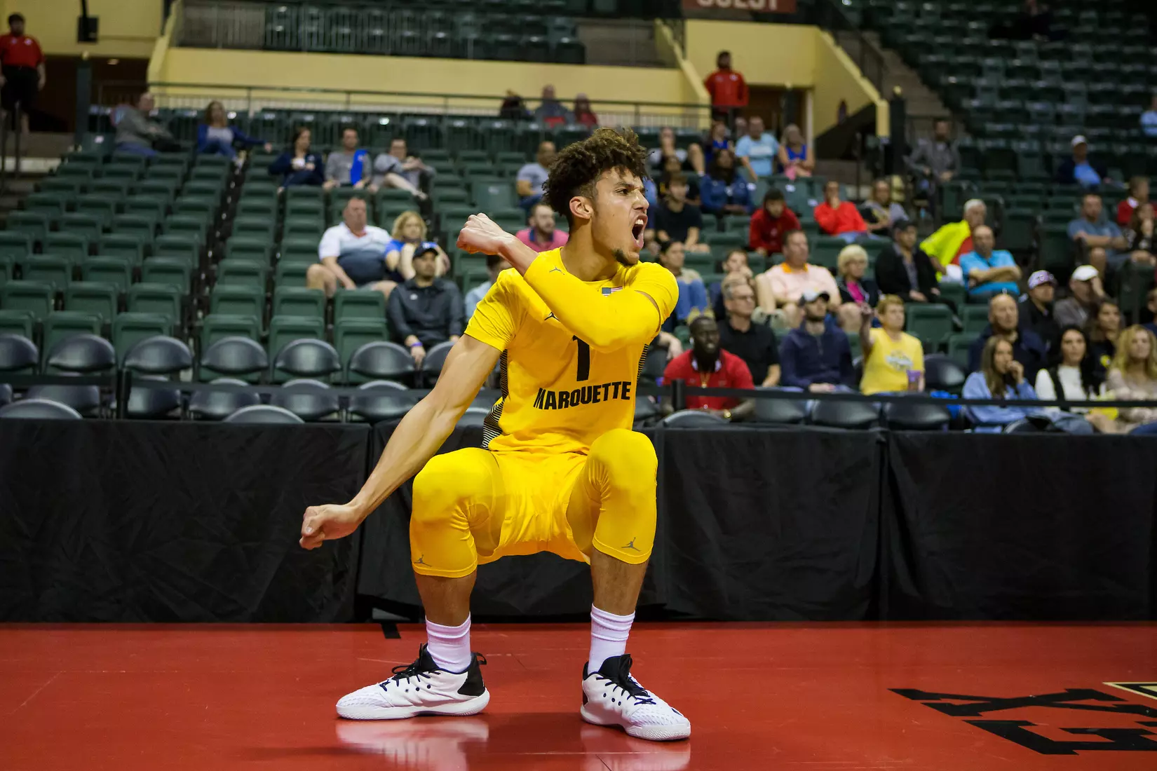 Marquette Golden Eagles during a basketball game against the Davidson Wildcats on Thursday, November 28, 2019 at the Orlando Invitational at the ESPN Wide World of Sports in Orlando, FL.
