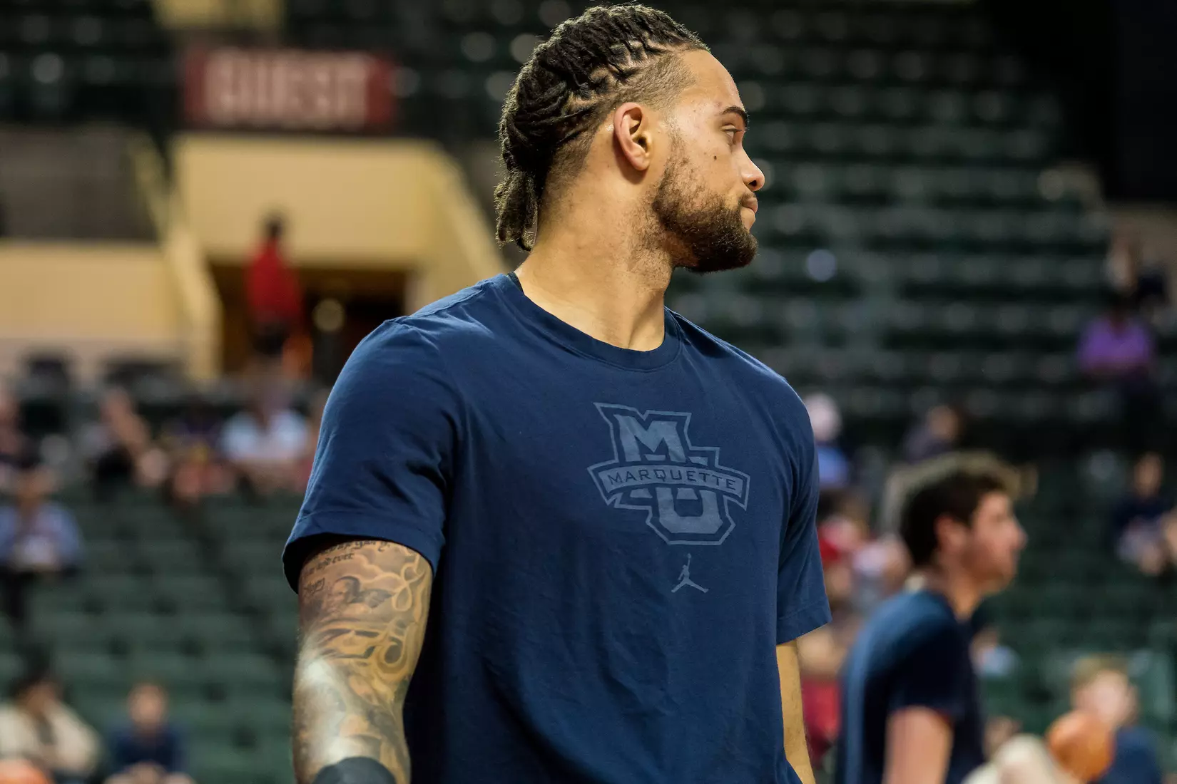 Marquette Golden Eagles during a basketball game against the Davidson Wildcats on Thursday, November 28, 2019 at the Orlando Invitational at the ESPN Wide World of Sports in Orlando, FL.