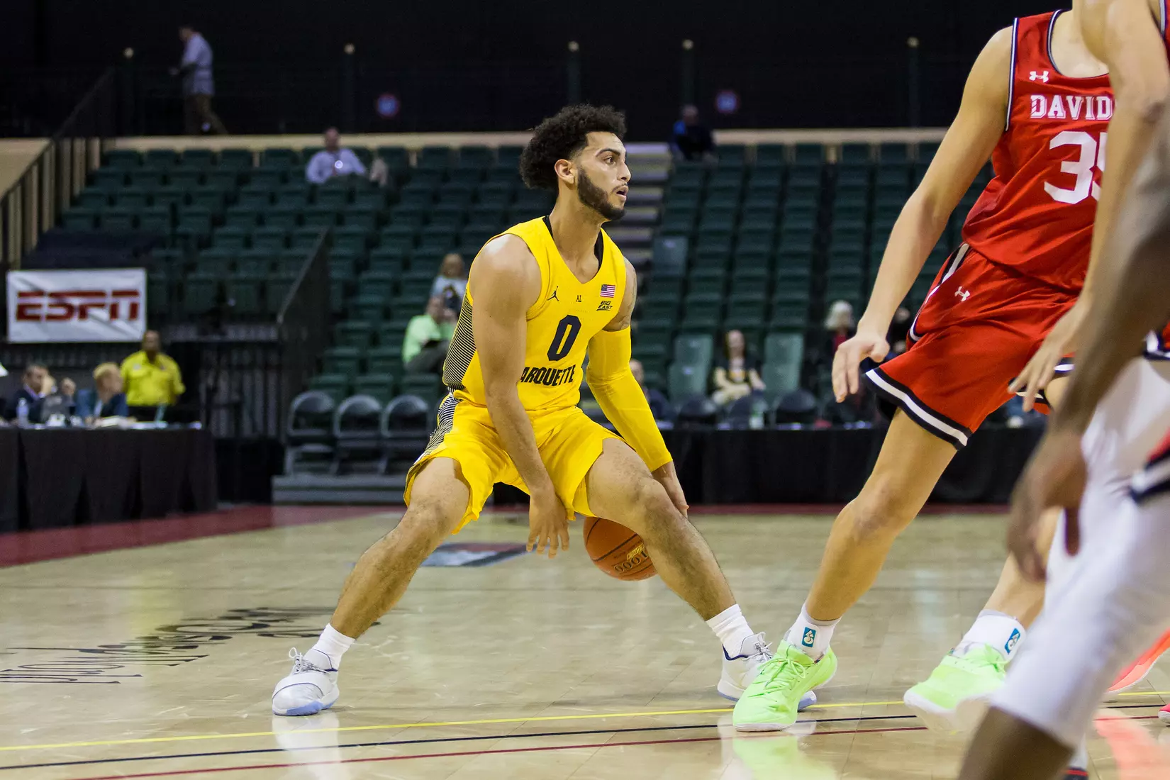 Marquette Golden Eagles during a basketball game against the Davidson Wildcats on Thursday, November 28, 2019 at the Orlando Invitational at the ESPN Wide World of Sports in Orlando, FL.