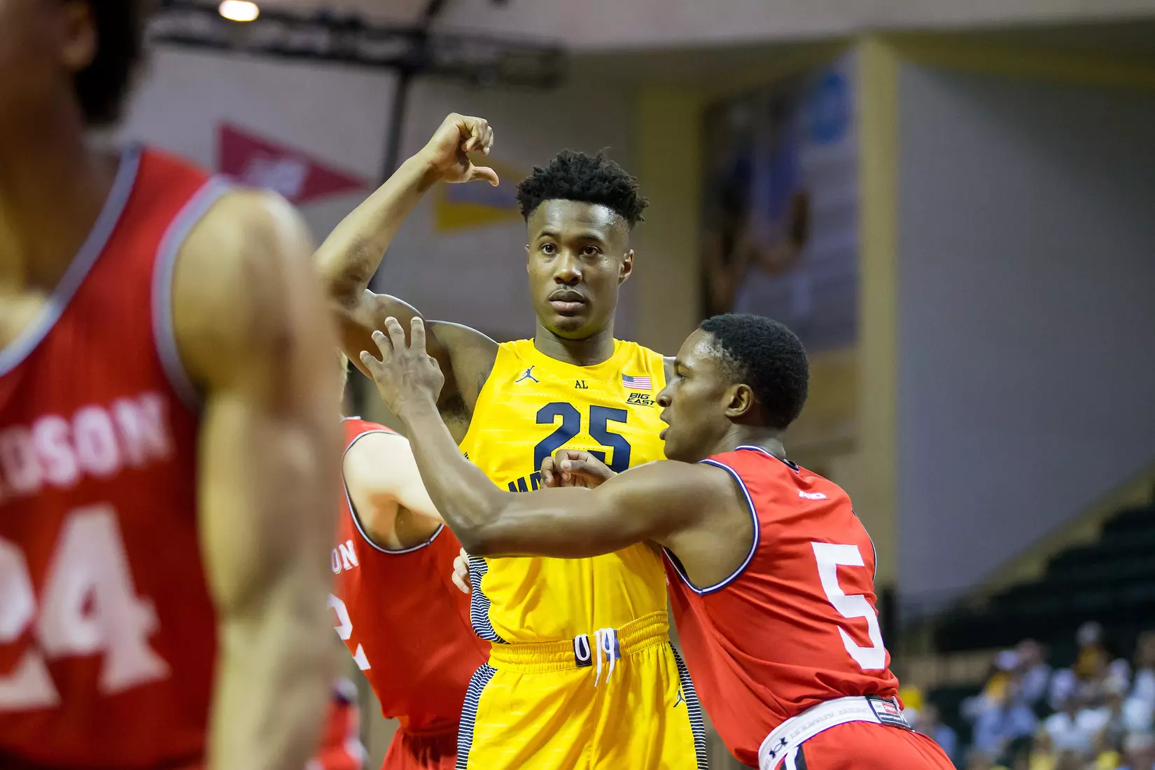 Marquette Golden Eagles during a basketball game against the Davidson Wildcats on Thursday, November 28, 2019 at the Orlando Invitational at the ESPN Wide World of Sports in Orlando, FL.