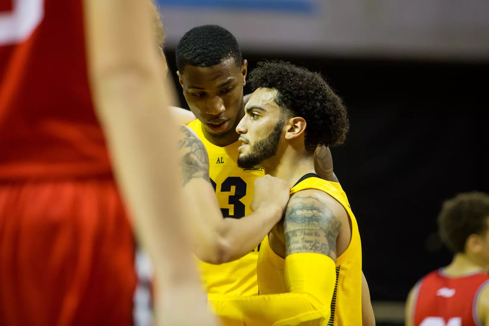 Marquette Golden Eagles during a basketball game against the Davidson Wildcats on Thursday, November 28, 2019 at the Orlando Invitational at the ESPN Wide World of Sports in Orlando, FL.