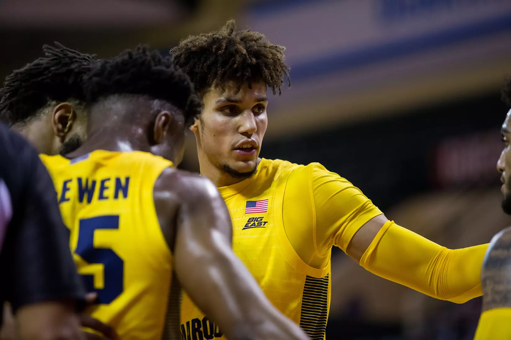 Marquette Golden Eagles during a basketball game against the Davidson Wildcats on Thursday, November 28, 2019 at the Orlando Invitational at the ESPN Wide World of Sports in Orlando, FL.