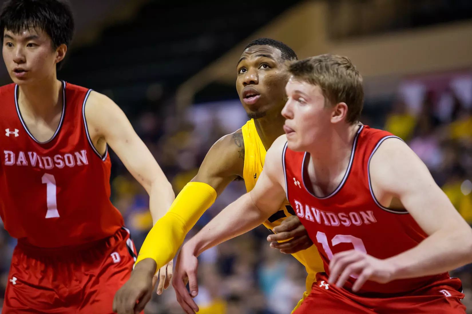 Marquette Golden Eagles during a basketball game against the Davidson Wildcats on Thursday, November 28, 2019 at the Orlando Invitational at the ESPN Wide World of Sports in Orlando, FL.