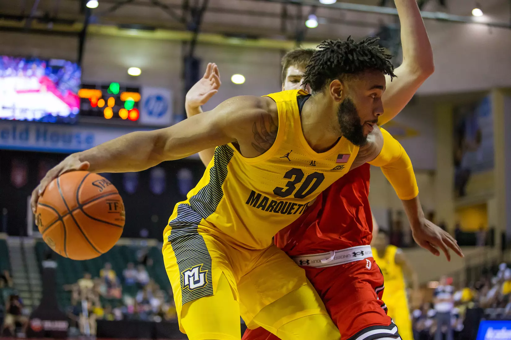 Marquette Golden Eagles during a basketball game against the Davidson Wildcats on Thursday, November 28, 2019 at the Orlando Invitational at the ESPN Wide World of Sports in Orlando, FL.