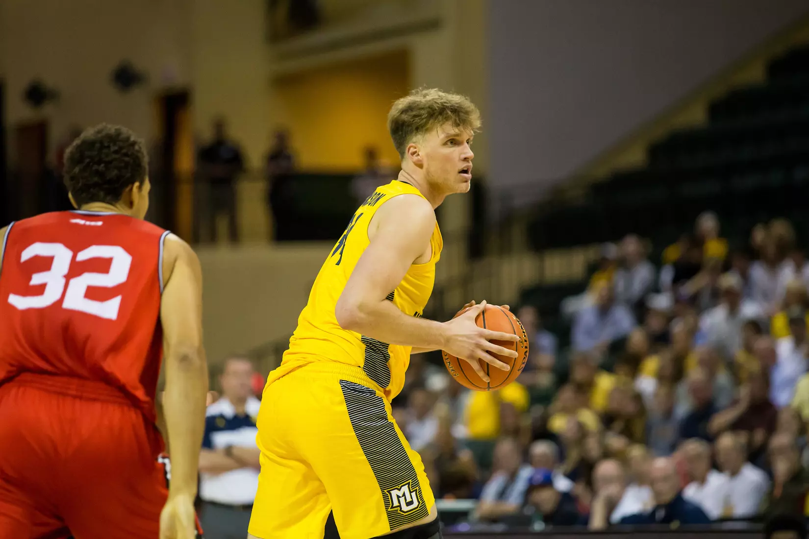 Marquette Golden Eagles during a basketball game against the Davidson Wildcats on Thursday, November 28, 2019 at the Orlando Invitational at the ESPN Wide World of Sports in Orlando, FL.