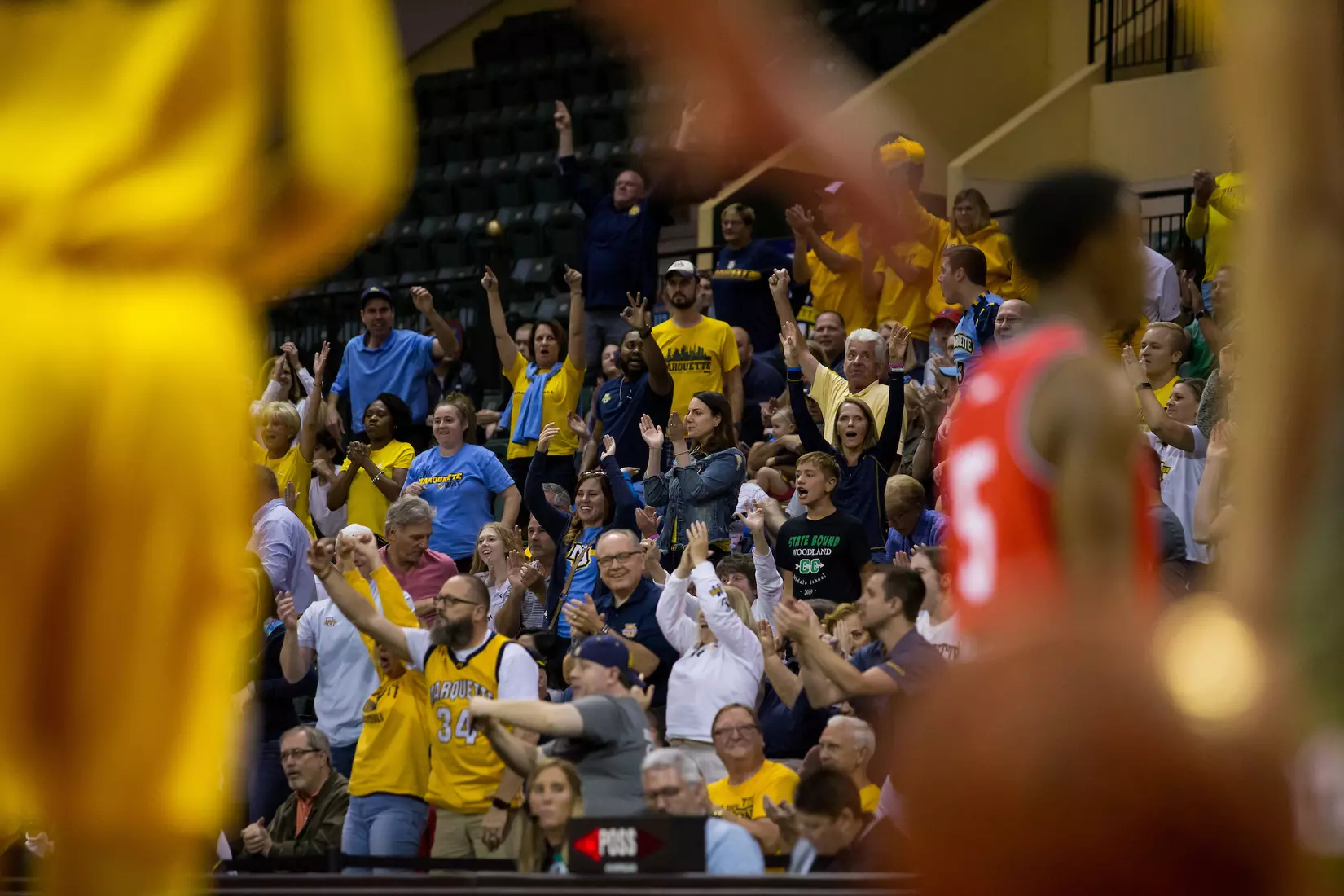 Marquette Golden Eagles during a basketball game against the Davidson Wildcats on Thursday, November 28, 2019 at the Orlando Invitational at the ESPN Wide World of Sports in Orlando, FL.