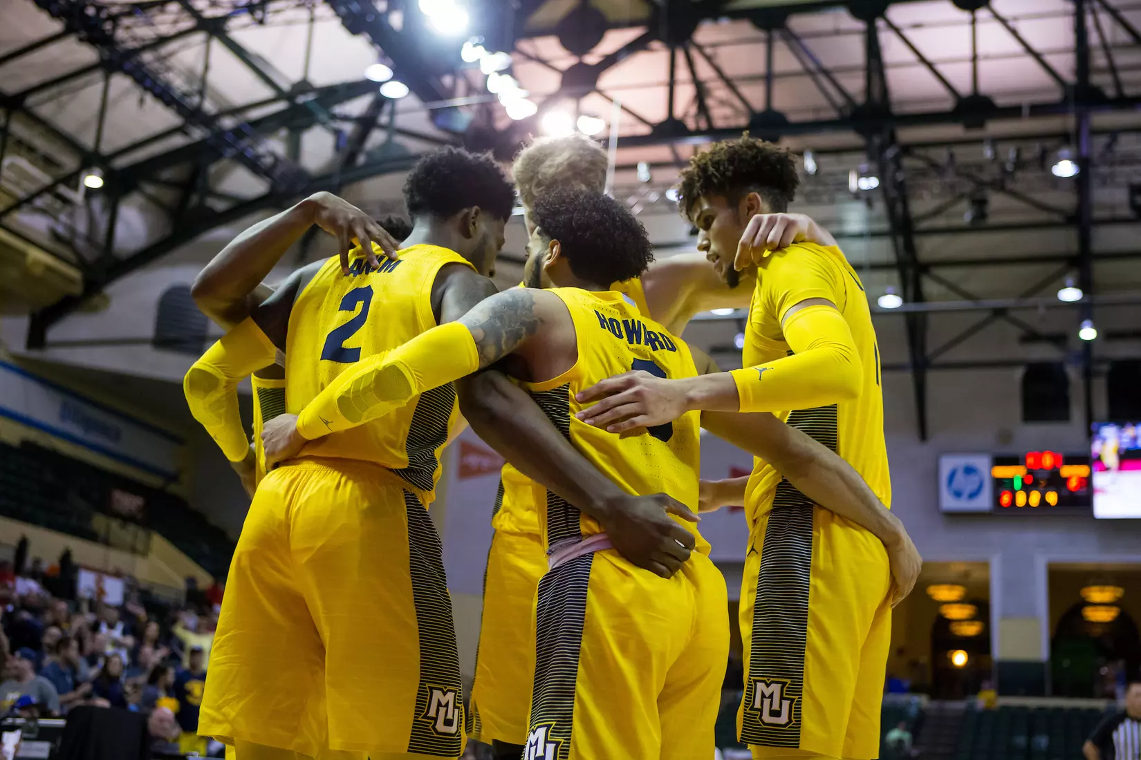 Marquette Golden Eagles during a basketball game against the Davidson Wildcats on Thursday, November 28, 2019 at the Orlando Invitational at the ESPN Wide World of Sports in Orlando, FL.
