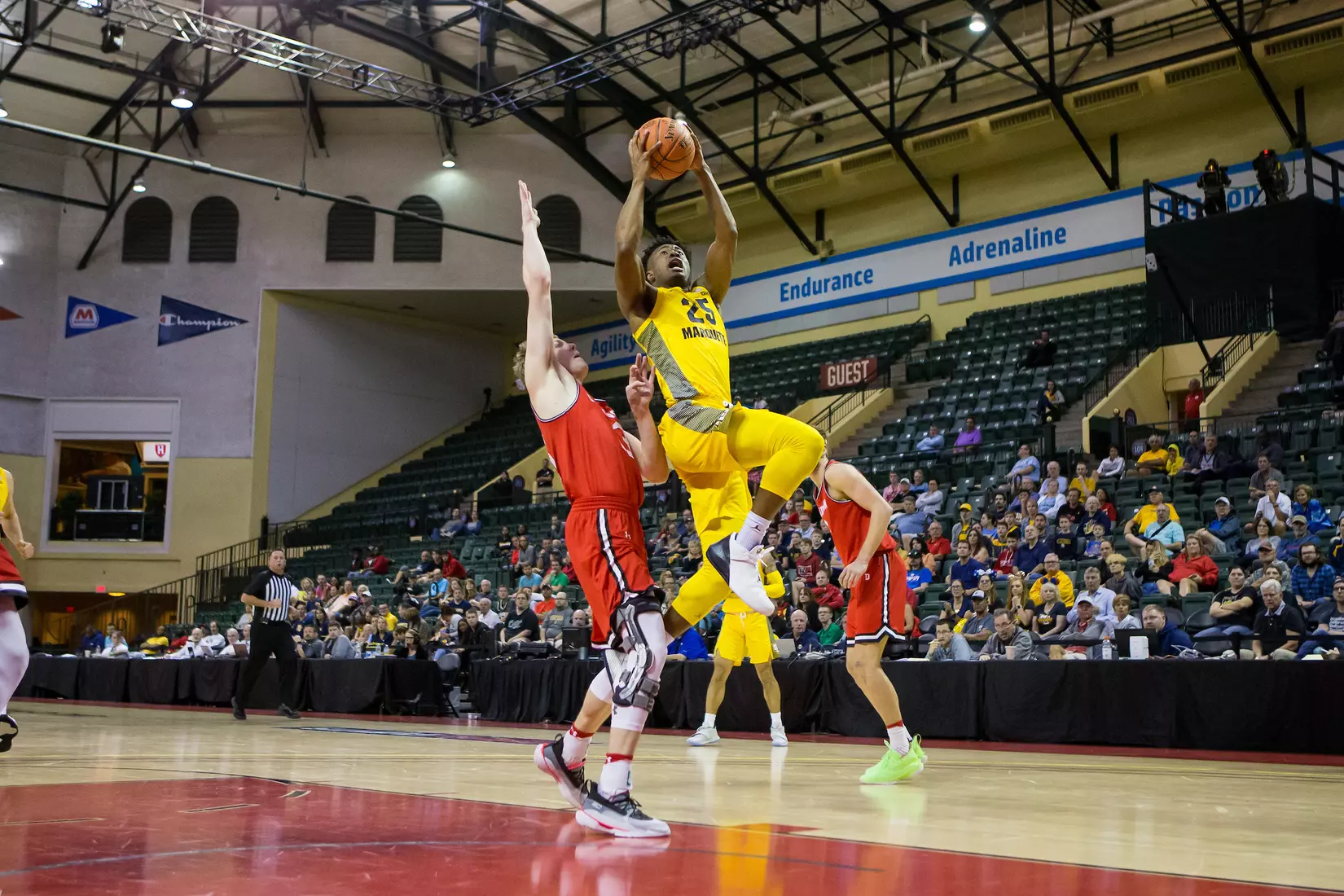 Marquette Golden Eagles during a basketball game against the Davidson Wildcats on Thursday, November 28, 2019 at the Orlando Invitational at the ESPN Wide World of Sports in Orlando, FL.