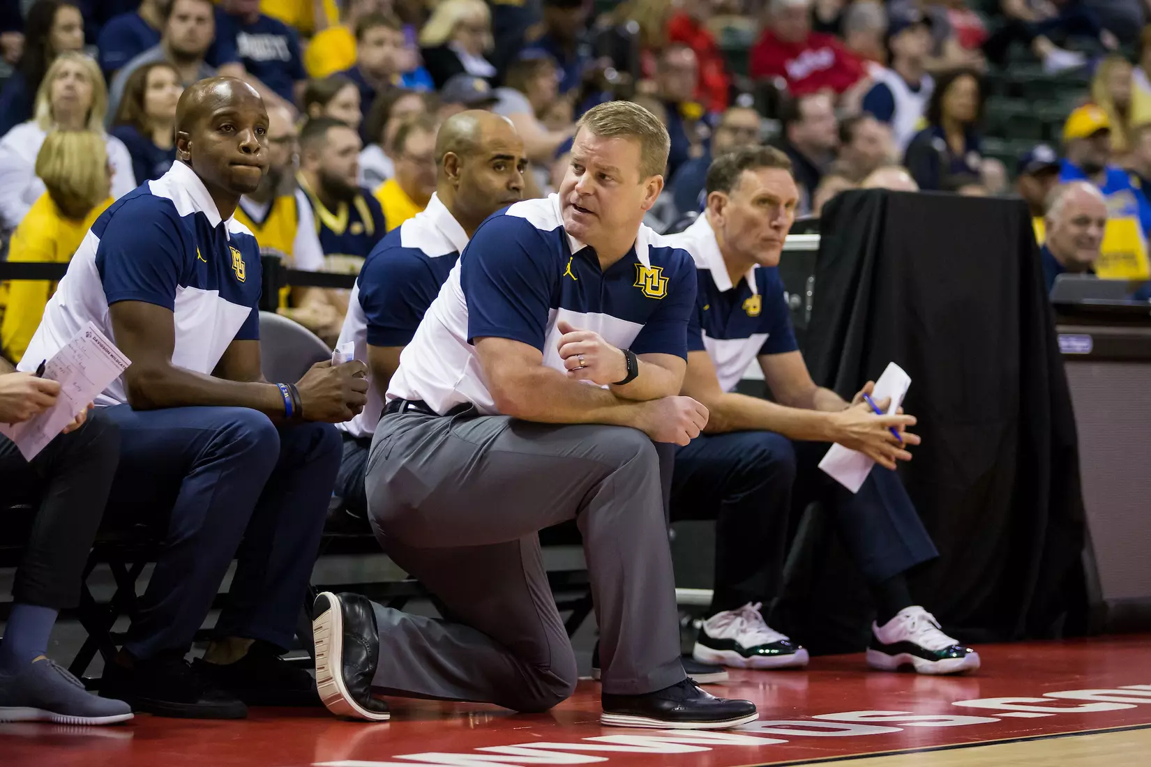 Marquette Golden Eagles during a basketball game against the Davidson Wildcats on Thursday, November 28, 2019 at the Orlando Invitational at the ESPN Wide World of Sports in Orlando, FL.