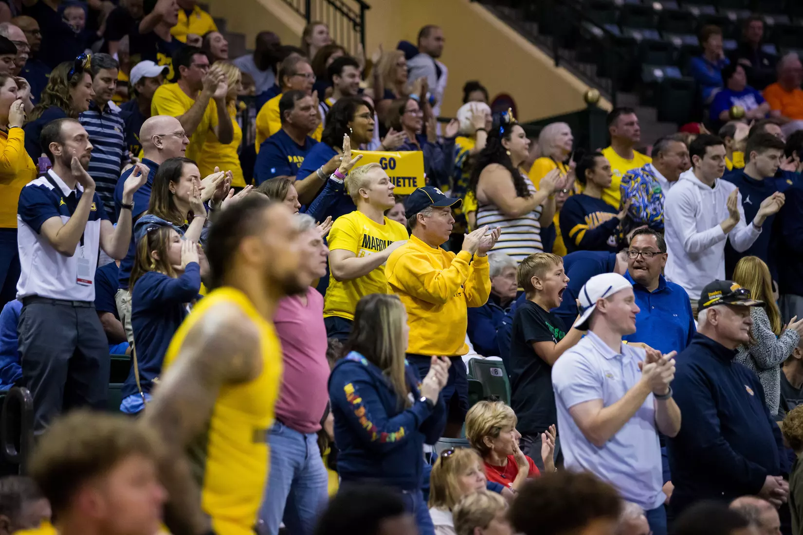 Marquette Golden Eagles during a basketball game against the Davidson Wildcats on Thursday, November 28, 2019 at the Orlando Invitational at the ESPN Wide World of Sports in Orlando, FL.