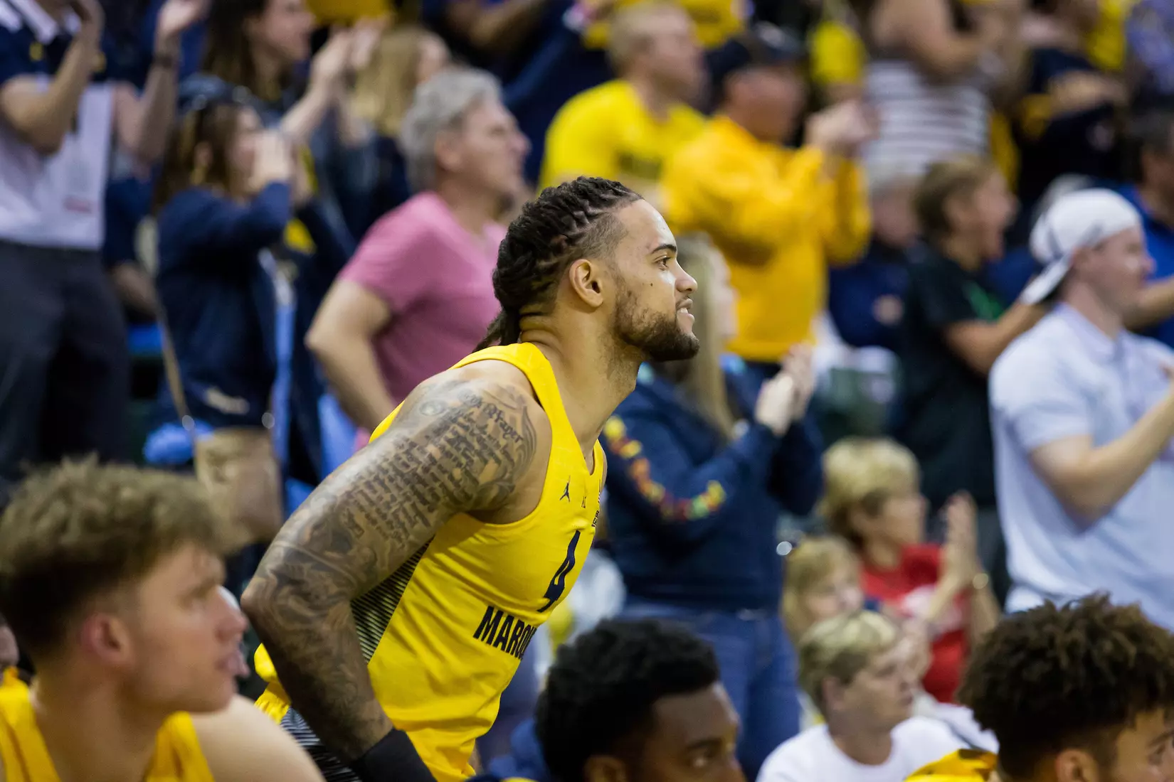 Marquette Golden Eagles during a basketball game against the Davidson Wildcats on Thursday, November 28, 2019 at the Orlando Invitational at the ESPN Wide World of Sports in Orlando, FL.