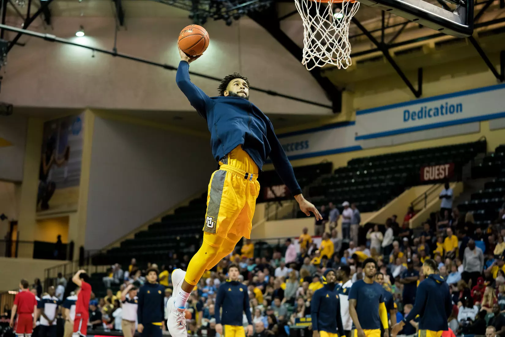 Marquette Golden Eagles during a basketball game against the Davidson Wildcats on Thursday, November 28, 2019 at the Orlando Invitational at the ESPN Wide World of Sports in Orlando, FL.