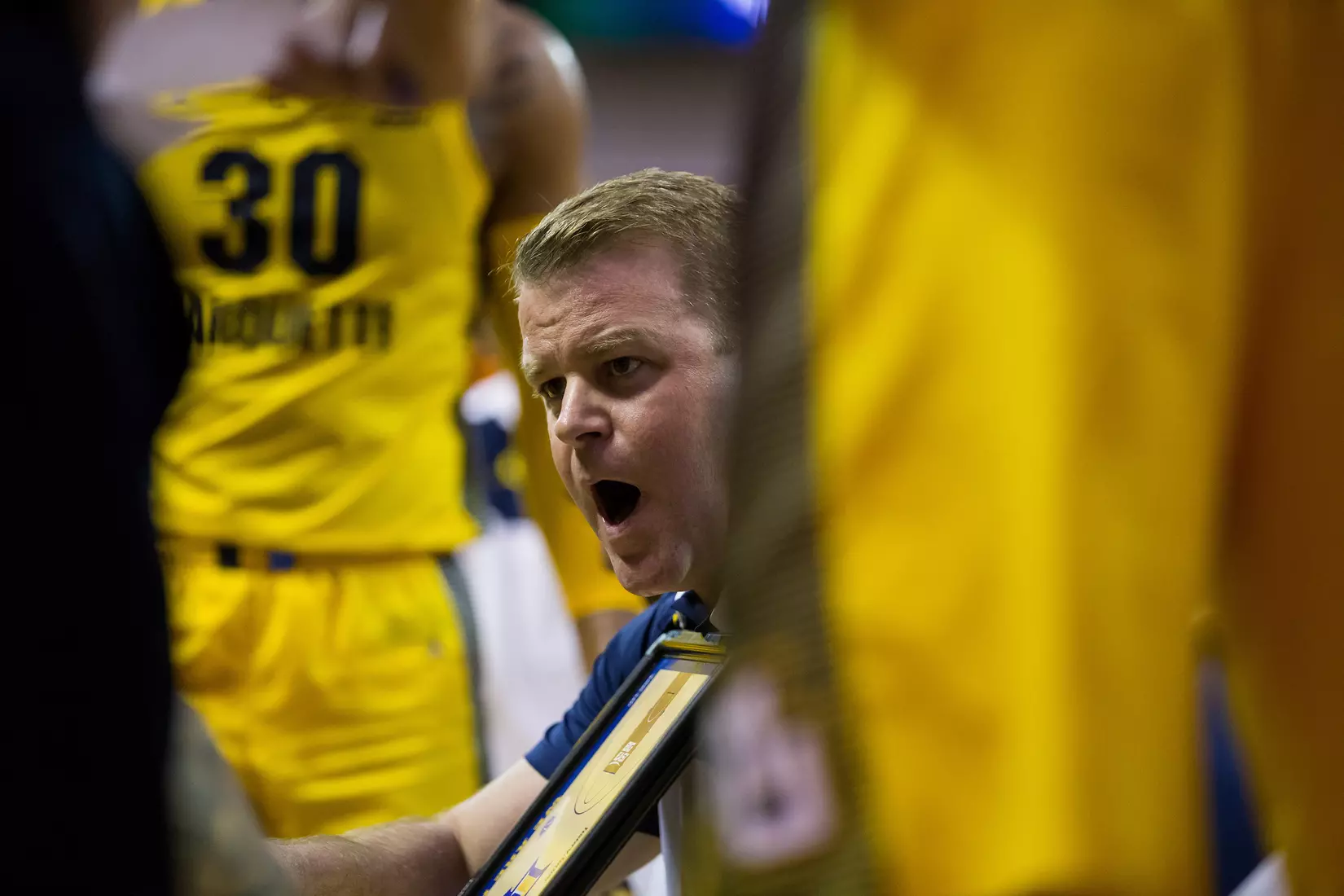 Marquette Golden Eagles during a basketball game against the Davidson Wildcats on Thursday, November 28, 2019 at the Orlando Invitational at the ESPN Wide World of Sports in Orlando, FL.
