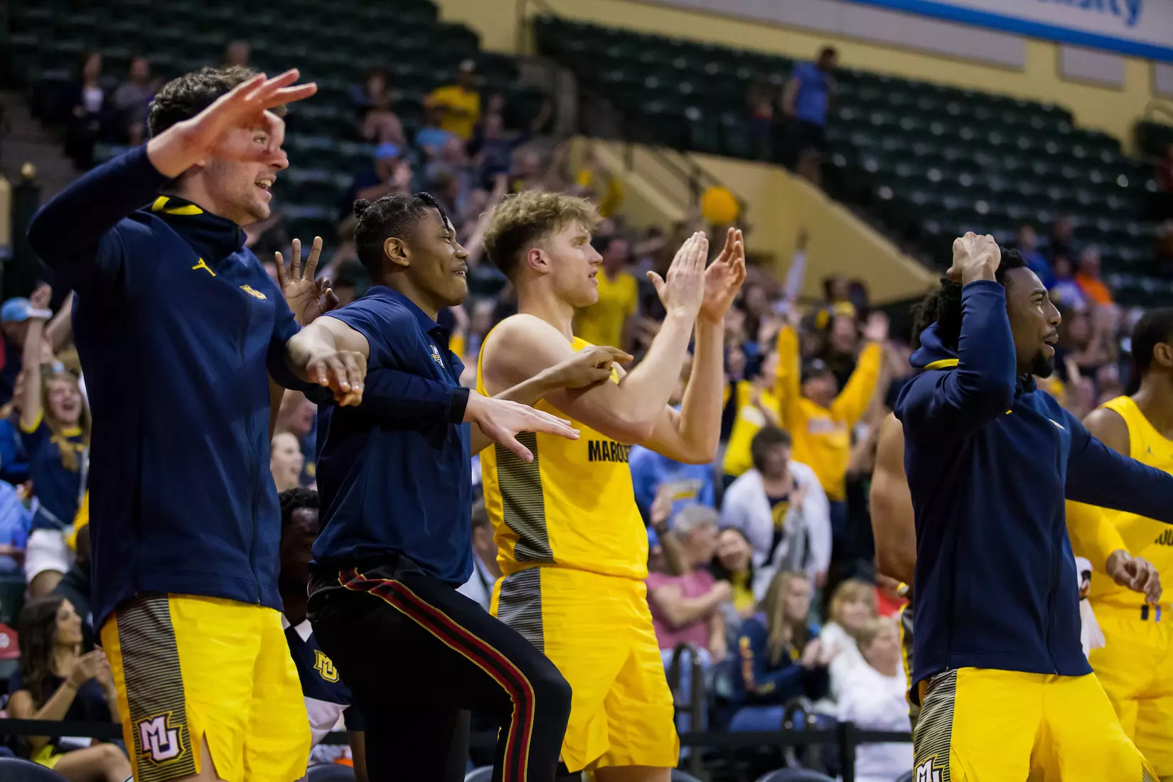 Marquette Golden Eagles during a basketball game against the Davidson Wildcats on Thursday, November 28, 2019 at the Orlando Invitational at the ESPN Wide World of Sports in Orlando, FL.