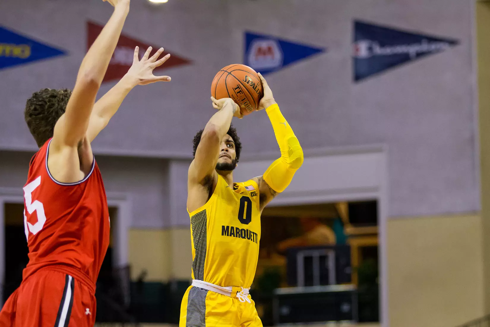 Marquette Golden Eagles during a basketball game against the Davidson Wildcats on Thursday, November 28, 2019 at the Orlando Invitational at the ESPN Wide World of Sports in Orlando, FL.