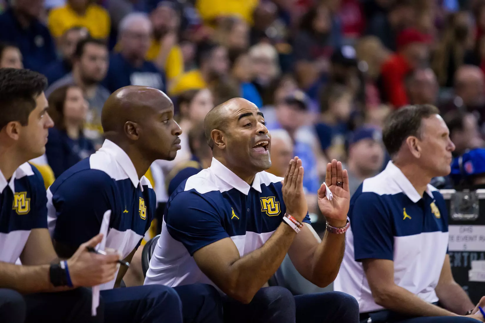 Marquette Golden Eagles during a basketball game against the Davidson Wildcats on Thursday, November 28, 2019 at the Orlando Invitational at the ESPN Wide World of Sports in Orlando, FL.