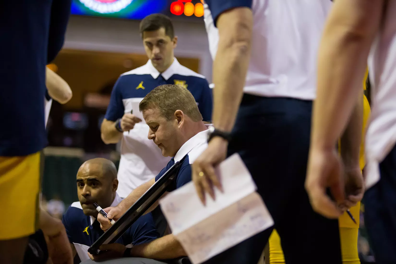 Marquette Golden Eagles during a basketball game against the Davidson Wildcats on Thursday, November 28, 2019 at the Orlando Invitational at the ESPN Wide World of Sports in Orlando, FL.