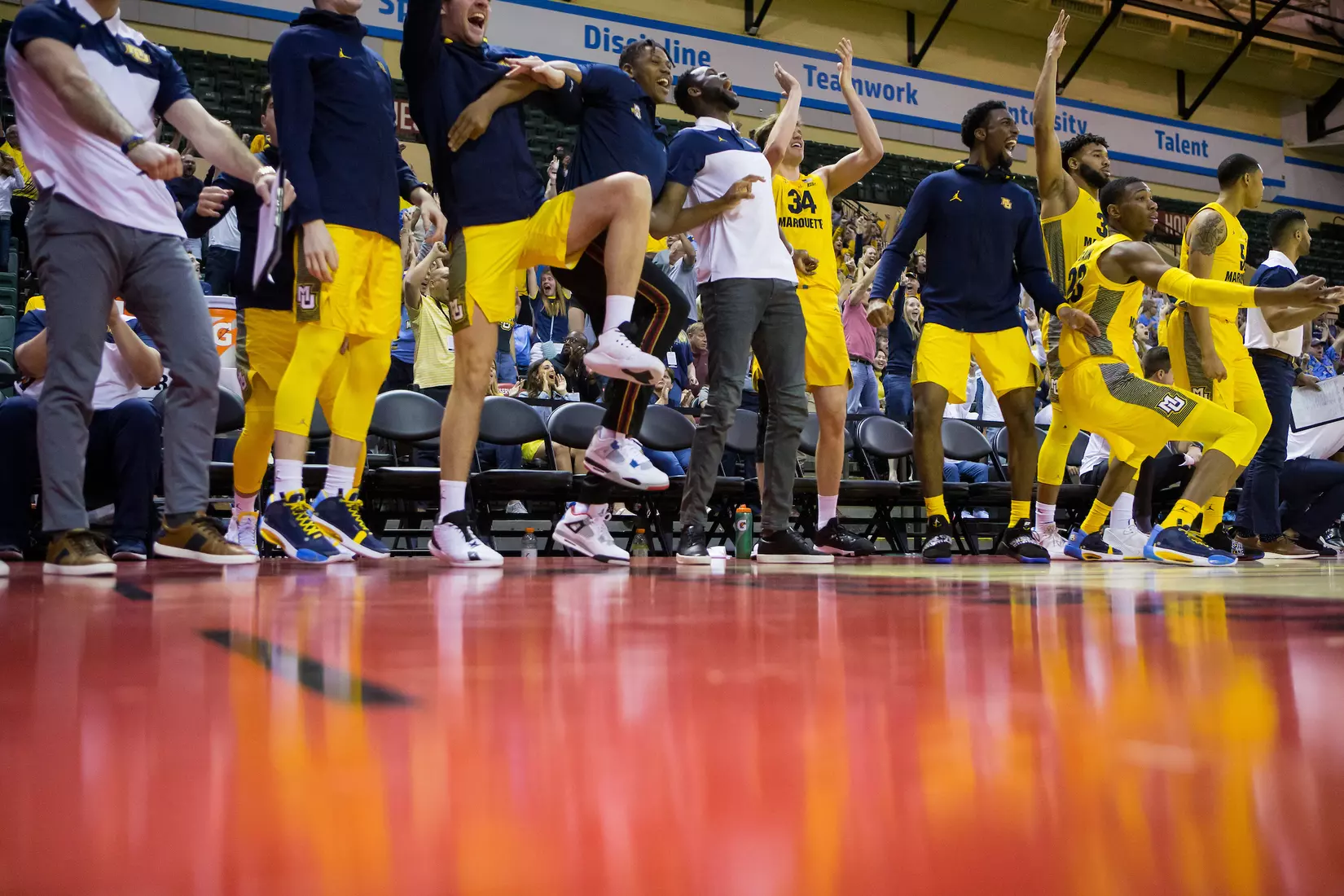 Marquette Golden Eagles during a basketball game against the Davidson Wildcats on Thursday, November 28, 2019 at the Orlando Invitational at the ESPN Wide World of Sports in Orlando, FL.