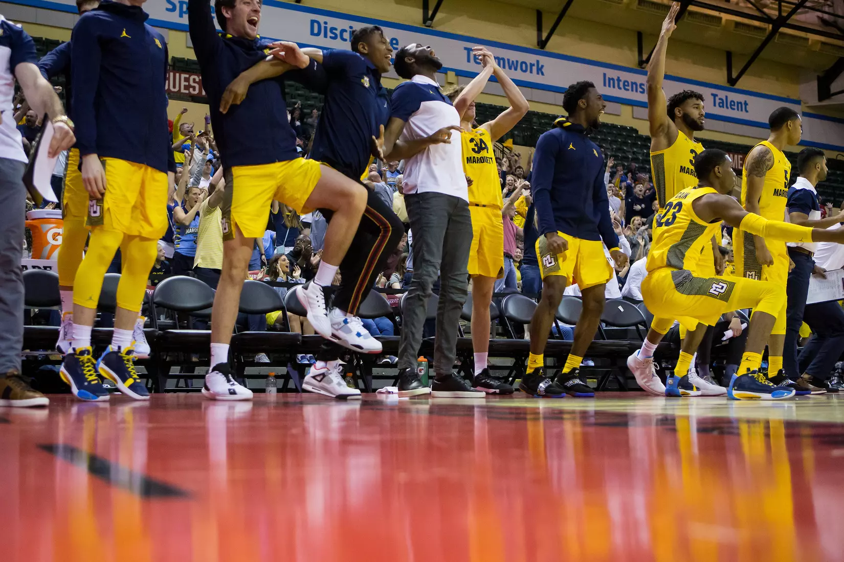 Marquette Golden Eagles during a basketball game against the Davidson Wildcats on Thursday, November 28, 2019 at the Orlando Invitational at the ESPN Wide World of Sports in Orlando, FL.