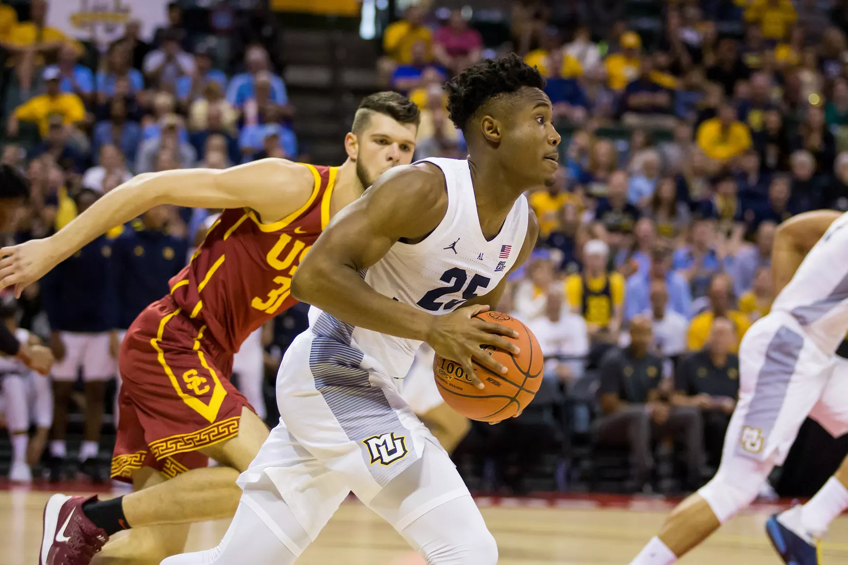A basketball game between the Marquette Golden Eagles and the USC Trojans on Friday, November 29, 2019 at the Orlando Invitational at the ESPN Wide World of Sports in Orlando, FL.