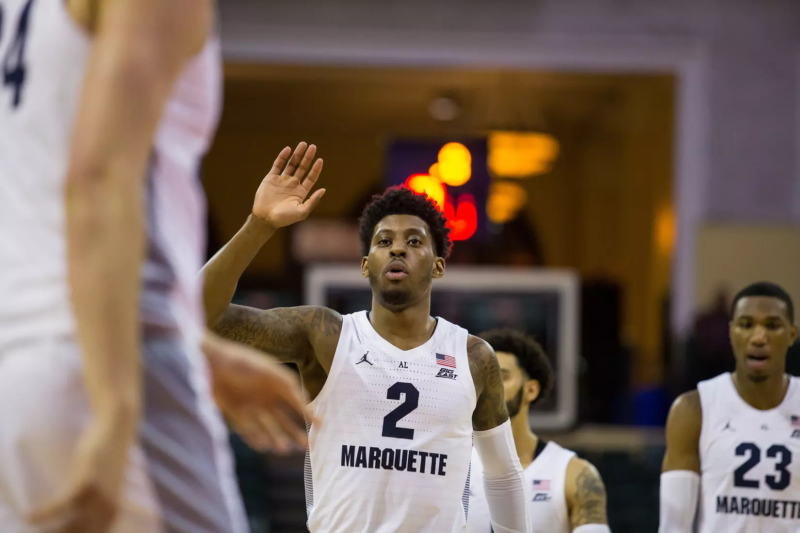 A basketball game between the Marquette Golden Eagles and the USC Trojans on Friday, November 29, 2019 at the Orlando Invitational at the ESPN Wide World of Sports in Orlando, FL.