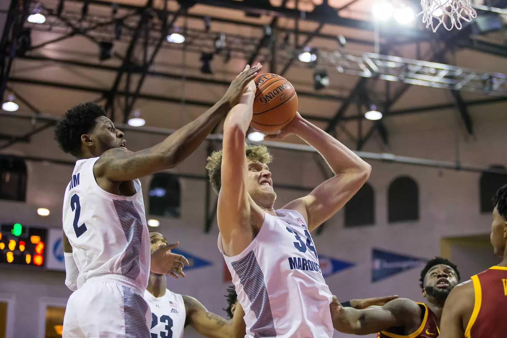 A basketball game between the Marquette Golden Eagles and the USC Trojans on Friday, November 29, 2019 at the Orlando Invitational at the ESPN Wide World of Sports in Orlando, FL.