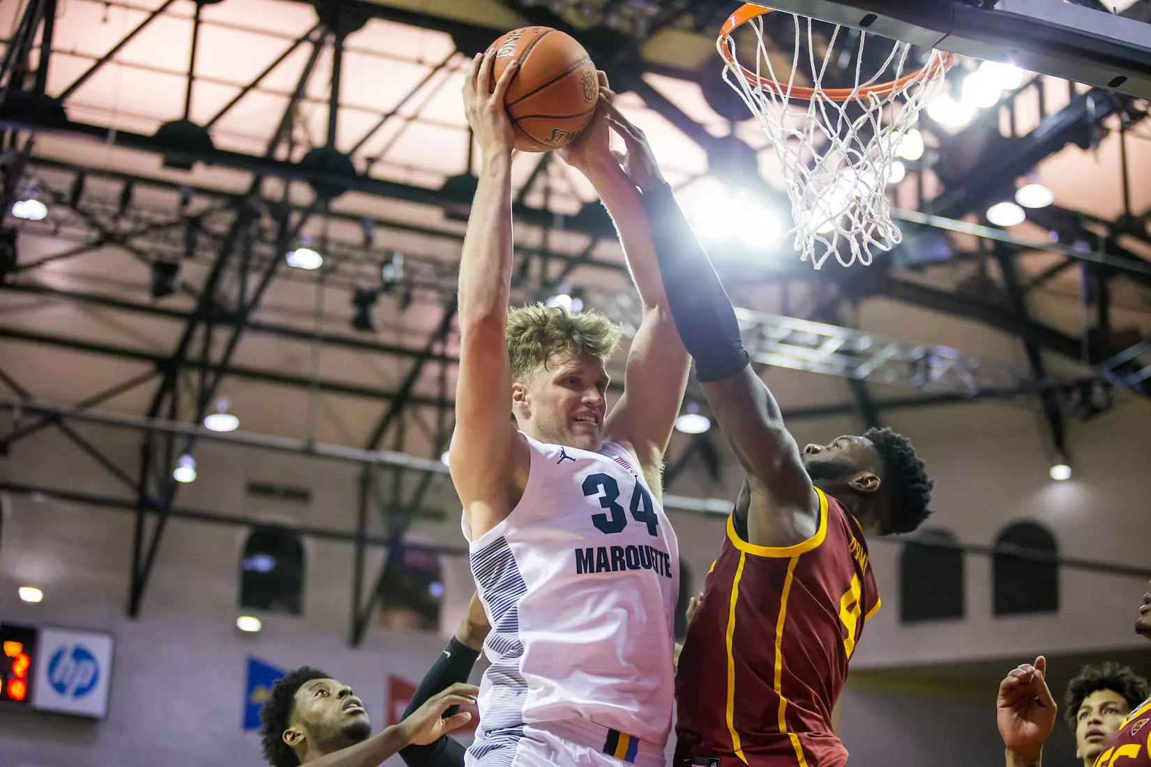 A basketball game between the Marquette Golden Eagles and the USC Trojans on Friday, November 29, 2019 at the Orlando Invitational at the ESPN Wide World of Sports in Orlando, FL.