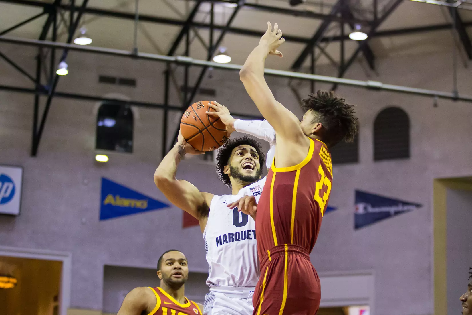 A basketball game between the Marquette Golden Eagles and the USC Trojans on Friday, November 29, 2019 at the Orlando Invitational at the ESPN Wide World of Sports in Orlando, FL.