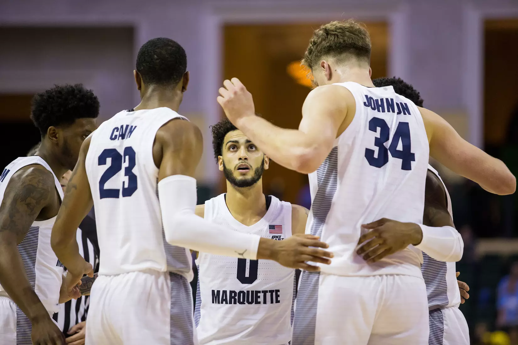 A basketball game between the Marquette Golden Eagles and the USC Trojans on Friday, November 29, 2019 at the Orlando Invitational at the ESPN Wide World of Sports in Orlando, FL.