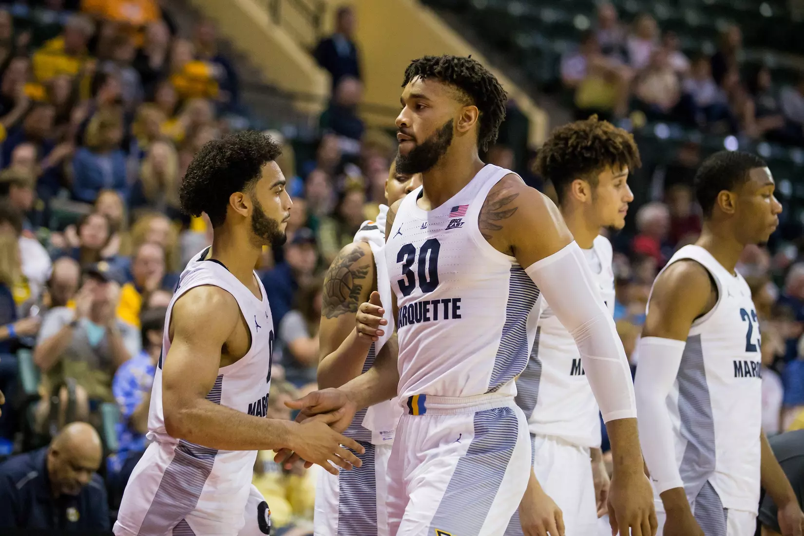 A basketball game between the Marquette Golden Eagles and the USC Trojans on Friday, November 29, 2019 at the Orlando Invitational at the ESPN Wide World of Sports in Orlando, FL.