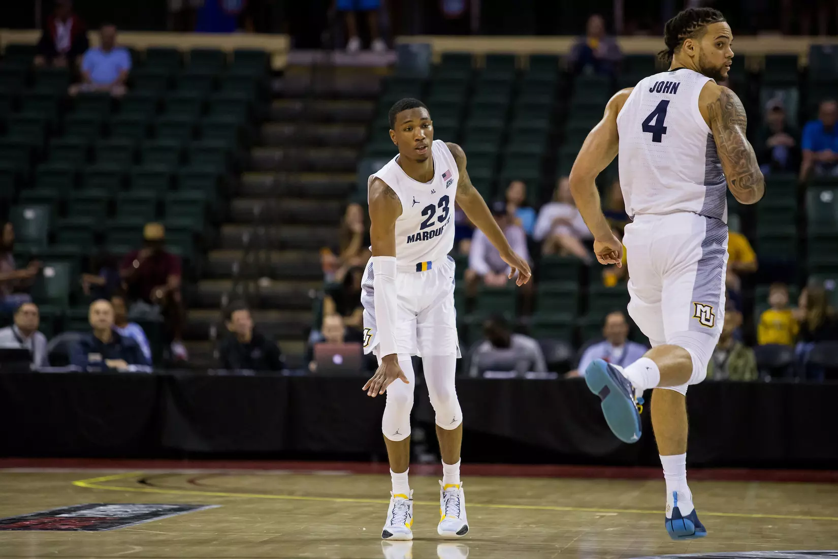 A basketball game between the Marquette Golden Eagles and the USC Trojans on Friday, November 29, 2019 at the Orlando Invitational at the ESPN Wide World of Sports in Orlando, FL.