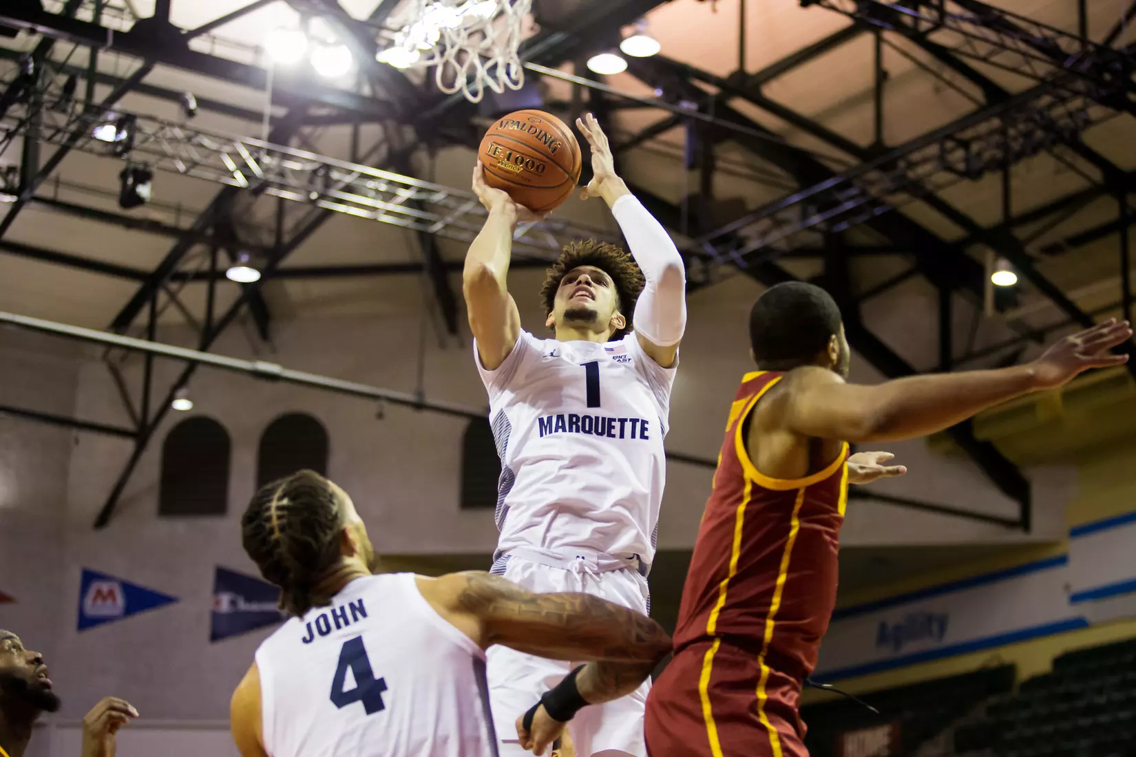 A basketball game between the Marquette Golden Eagles and the USC Trojans on Friday, November 29, 2019 at the Orlando Invitational at the ESPN Wide World of Sports in Orlando, FL.