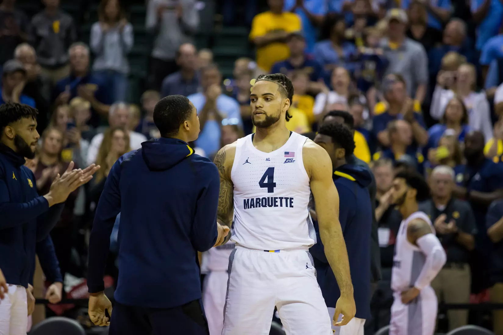A basketball game between the Marquette Golden Eagles and the USC Trojans on Friday, November 29, 2019 at the Orlando Invitational at the ESPN Wide World of Sports in Orlando, FL.