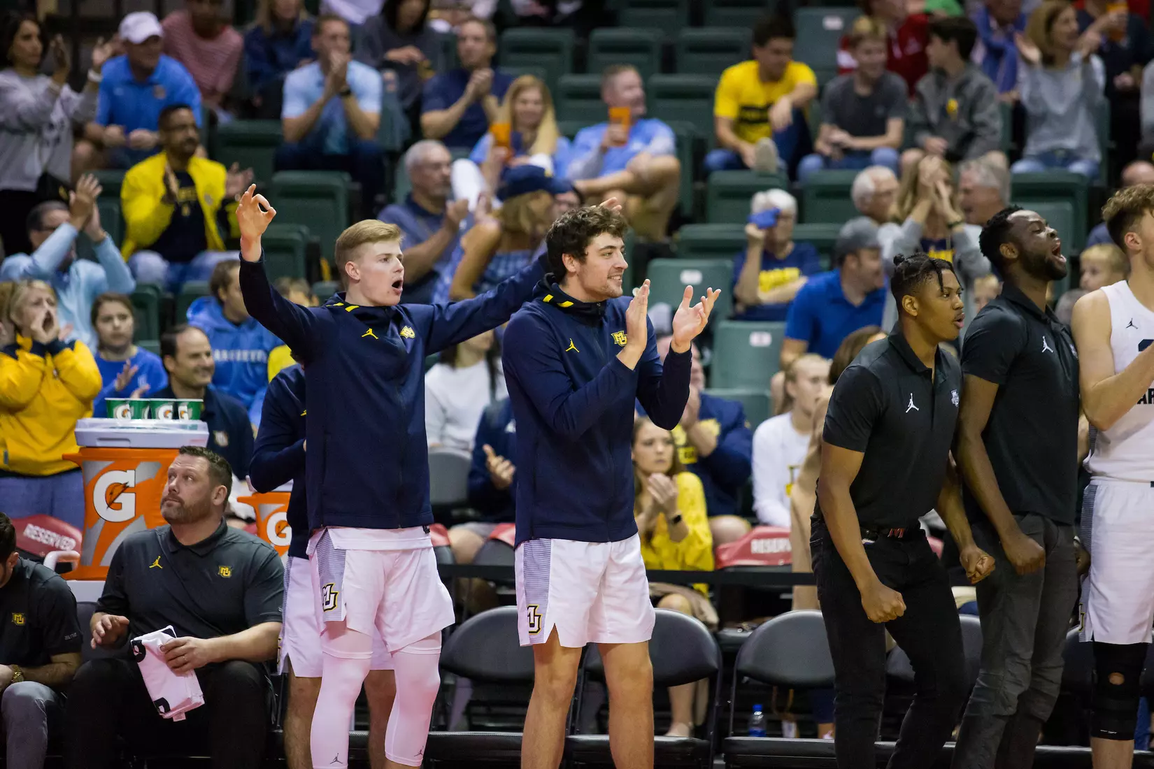 A basketball game between the Marquette Golden Eagles and the USC Trojans on Friday, November 29, 2019 at the Orlando Invitational at the ESPN Wide World of Sports in Orlando, FL.