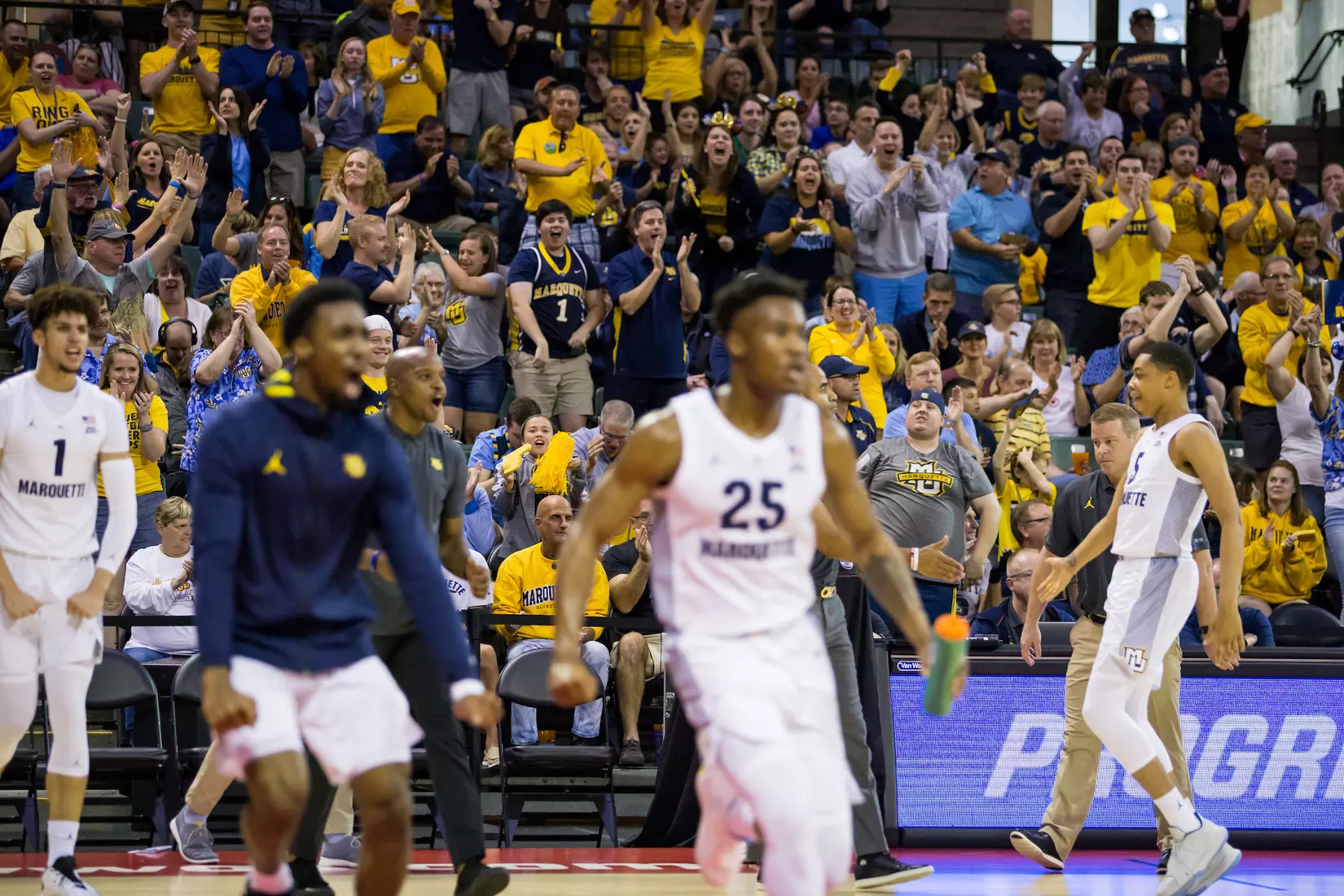 A basketball game between the Marquette Golden Eagles and the USC Trojans on Friday, November 29, 2019 at the Orlando Invitational at the ESPN Wide World of Sports in Orlando, FL.