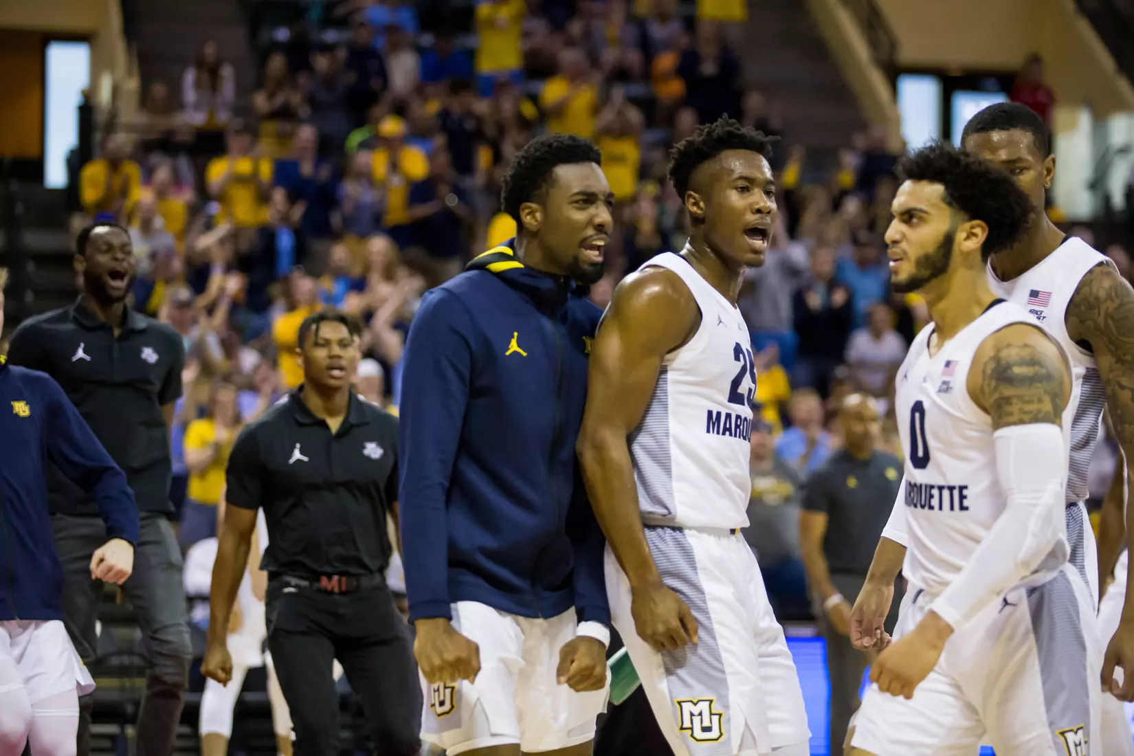 A basketball game between the Marquette Golden Eagles and the USC Trojans on Friday, November 29, 2019 at the Orlando Invitational at the ESPN Wide World of Sports in Orlando, FL.