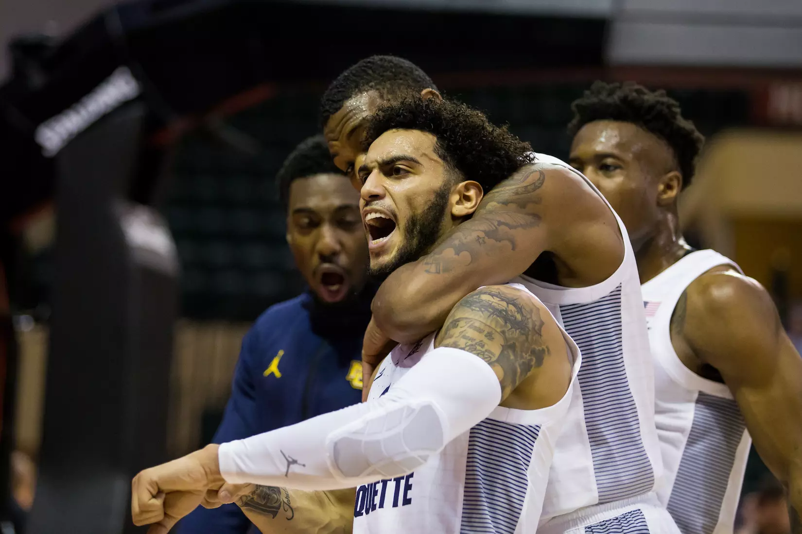 A basketball game between the Marquette Golden Eagles and the USC Trojans on Friday, November 29, 2019 at the Orlando Invitational at the ESPN Wide World of Sports in Orlando, FL.