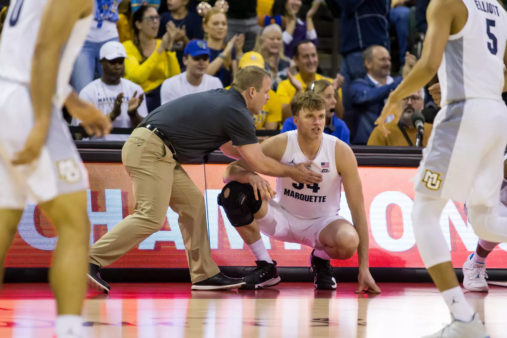 A basketball game between the Marquette Golden Eagles and the USC Trojans on Friday, November 29, 2019 at the Orlando Invitational at the ESPN Wide World of Sports in Orlando, FL.