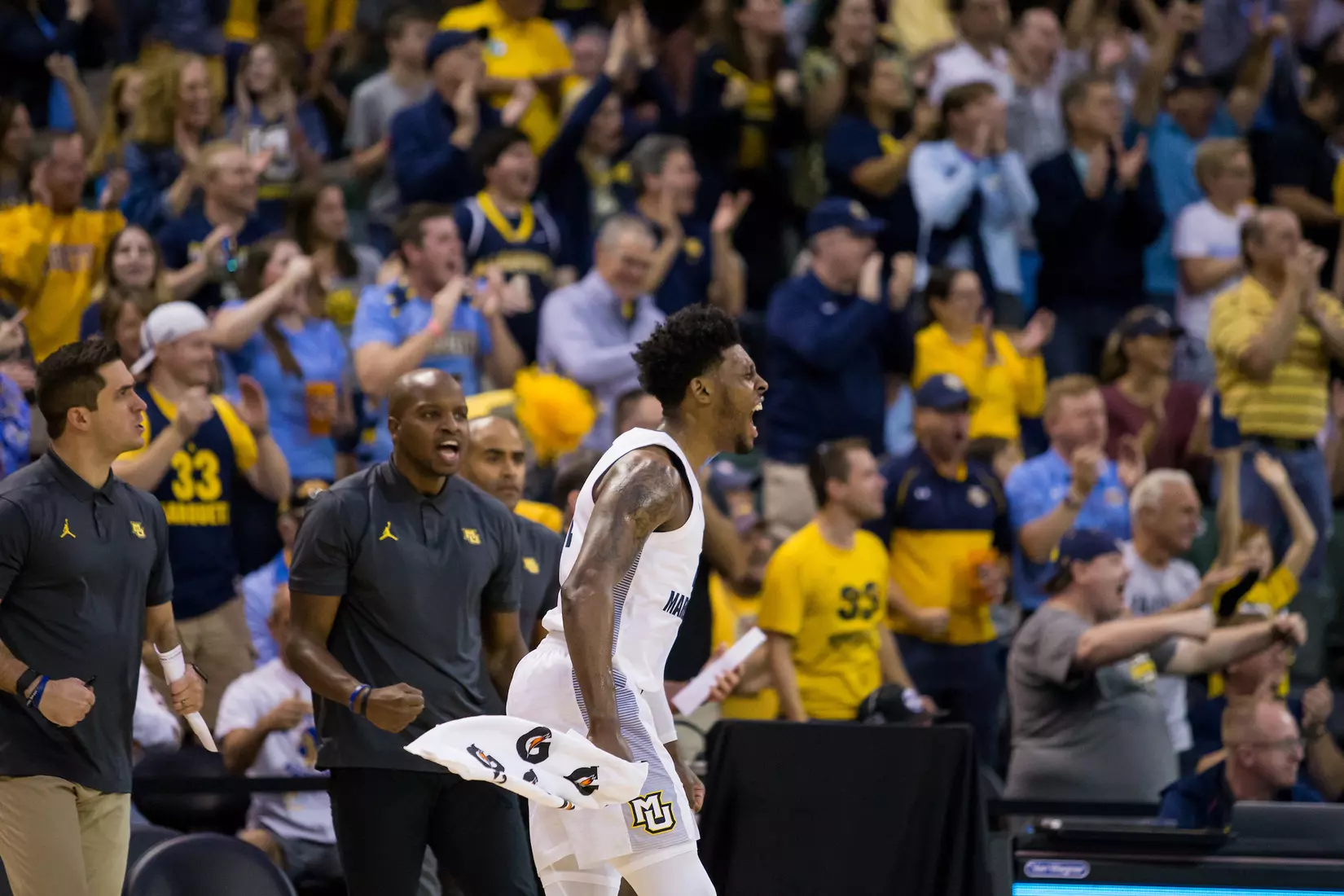 A basketball game between the Marquette Golden Eagles and the USC Trojans on Friday, November 29, 2019 at the Orlando Invitational at the ESPN Wide World of Sports in Orlando, FL.
